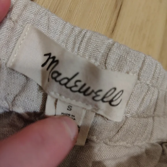 Madewell Linen Blend Capris - Picture 5 of 6